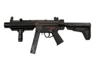武SHOW BOLT MP5 SD TACTICAL 衝鋒槍 滅音管 戰術導軌 EBB AEG 電動槍 黑 獨家重槌系統