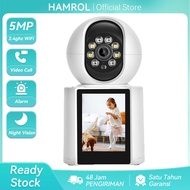 Hamrol 360° WiFi Home CCTV Security Camera One Click Call Video Call Visual Intercom Baby Monitor