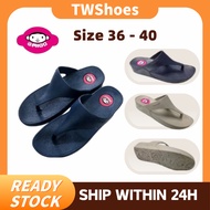 Amigo Women Anti-Slip Slipper SoftWaterproof Bathroom Home Sandal Indoor Outdoor 女生室内拖鞋 防水拖鞋 人字拖