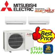 NEW R32 Mitsubishi Electric Starmex Aircon FN (Inverter) – SYSTEM 2 AIRCON (MXY-2H20VF / MSXY-FP10VG X2)