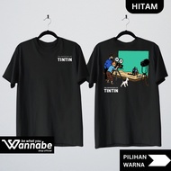 COMIC T1NT1N 46 SIZE S - 7XL ADULT BIGSIZE JUMBO PREMIUM AND CHILDREN'S T-SHIRT 2 - 13 YEARS