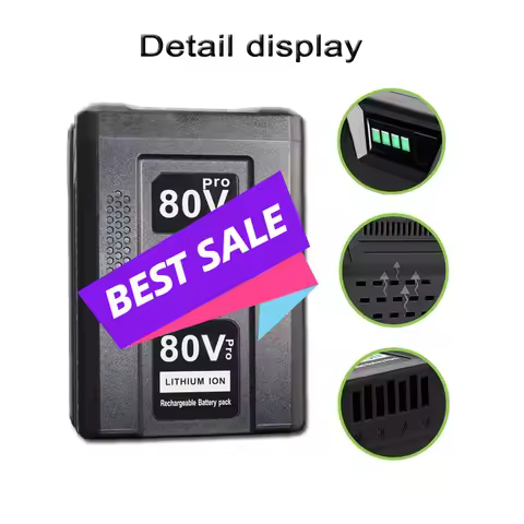 Applicable Greenworks 80V Rechargeable Battery 6.0/8.0/10Ah Li-ion Battery for GBA80200 GBA80250 GBA