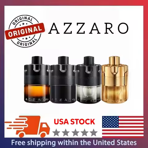 Azzaro Wanted Series Eau de Parfum,Original Spray French Luxury Perfumes,100ml Cologne for Men Phero
