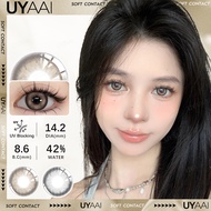 UYAAI x FRESHLADY 【มีค่าสายตา 0.00~-6.00】 1 คู่คอนแทคเลนส์สี Mermaid รายเดือน ชุดคอนแทคเลนส์ รายเดือ