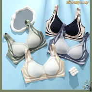 [veimia]Women Full Cup Bras Wireless Push Up Underwear Ultra-thin Bralette Soft Breathable Plus Size