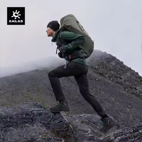 KAILAS Men's T10-M Cordura Reinforced Windproof Softshell Pants With Durability And Protection For H