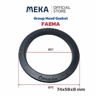 Faema Group Head Gasket 74×58×8 mm – Filter Holder O-Ring (Espresso Machine Spare Part)