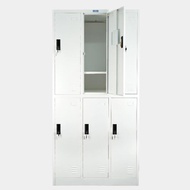ตู้ล็อคเกอร์เหล็ก 6 ช่อง รุ่น CLK-6 ไอคอนิค