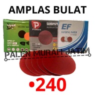 HOTSALE [100pcs] Amplas Bulat 4" Kertas Gosok Bulat 4" Amplas Gerinda