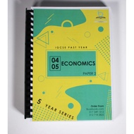 IGCSE Past Year Papers Economics 0455 | Paper 1 Paper 2