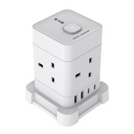萬用插座 (英規三腳插頭*4) (USB-A插頭*2) (USB-C插頭*2)