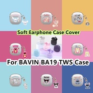 READY STOCK!For BAVIN BA19 TWS Case Transparent Cosmonaut & Alien Dogs for BAVIN BA19 TWS Casing Sof