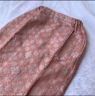 Rok Songket Span Langsung Pakai Bawahan Kebaya Wisuda/Pesta Rok Span Karet Samping Kain Songket Keba