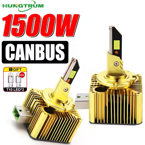 D1S D3S LED Headlight 1200000LM 1500W Super Bright Light For Car Plug And Play D1R D2S D2R D3R D8S D