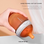 He or She Classic Ultra Wide Neck Baby Bottle Feeding 5oz/160ml, Ideal for Baby Newborn Breastfeedin