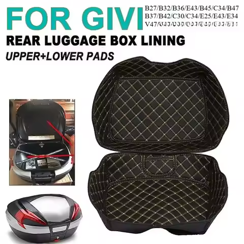 Motorcycle Rear Cargo Trunk Case Liner Luggage Box Inner Container Tail Case Bucket Lining Mat for G