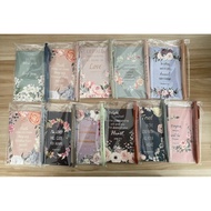Bible Verse Notebook With Pen(Random 1 set) - Christian Catholic Notebook with Pen