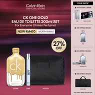 [EXCLUSIVE] Calvin Klein Ck One Gold Eau De Toilette 200ml - EDT For Everyone (Unisex Perfume) Set