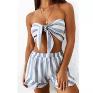 BOW BANDEAU TOP
