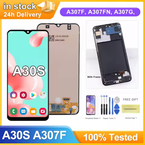 A30S Display Screen, for Samsung Galaxy A30s A307 A307F A307F/DS A307FN/DS Lcd Display Touch Screen 