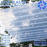 ATAP ASBES / GELOMBANG PLASTIK PUTIH SUSU TEBAL (PET 08) - 2.1 M