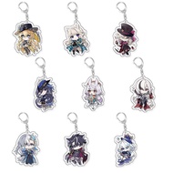 Genshin Impact Neuvillette Wriothesley Lynette Lyney Acrylic keychain pendant animation peripheral p
