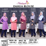 Tshirt Muslimah Labuh Dahlia | Tshirt Muslimah Cotton | Nursing Friendly