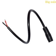 Mar 30cm 11 81inch Long 7 9mmx0 9mm Female to Open End Power Cable Bare 2Pin Pigtail Extension Cord 