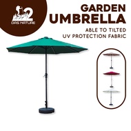 Garden Umbrella Outdoor Payung parasol payung taman meja makan besar Patio Big Umbrella large Beach 
