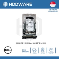 DELL 6TB 7.2K 12G SAS 3.5" 512e HDD // 0RHVWG // RHVWG // ST6000NM0095