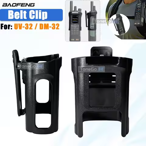 Original Baofeng DM-32 Walkie Talkie Belt Clip Hoster Belt Holder Case with Clip Holster Case UV-32 