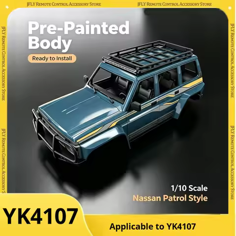 Yikong YK4107 1/10 RC Crawler Car Body Assembly 21204 Painted Shell For Off Road RC Vehicle Upgrade 