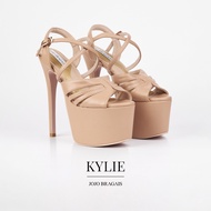 Jojo Bragais Kylie Nude-Matte 6.5-Inch High Heels | Pageant Heels | Platform Heels