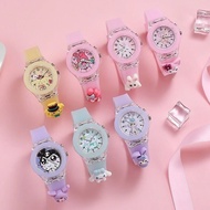 Kids Watch Kuromi Melody Sanrio Watch Stellalou Children Glow Watches Cute Watch Kuromi Fashion Watc