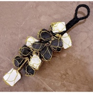 Black Tourmaline & Selenite Stone