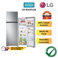 5 STAR LG Refrigerator 2 Door Inverter 287L Fridge Peti Sejuk Peti Ais 2 Pintu Inverter Murah 冰箱 GV-