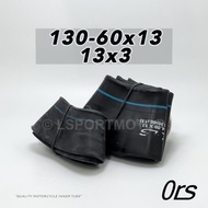 13" ORS TUBE INNER TYRE TUBE MOTORCYCLE (130-60x13) (13x3) "3.00-8"