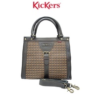 Kickers Monogram Series Coated Canvas + Leather Ladies Hand Bag #KHB79390