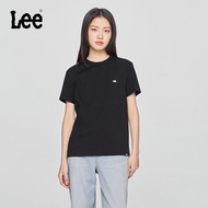 Lee(ลี) | เสื้อยืดคอกลมแขนสั้นลายโลโก้เล็ก Lee Standard Edition สำหรับผู้ชายและผู้หญิง แฟชั่นลำลอง เ
