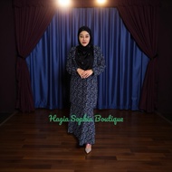 Hagia Sophia Baju Kurung Moden 100% ironless chiffon crepe