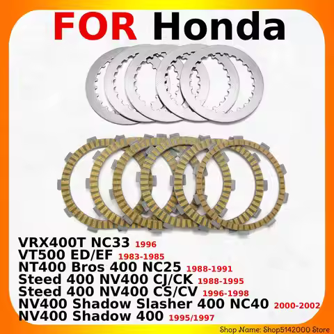 For Honda NT400 Bros 400 NC25 VT500 ED/EF Steed 400 NV400 CJ/CK CS/CV OEM:22321-MM9-000 Motorcyle Cl