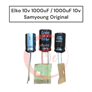 Elko 10v 1000uF / 1000uF 10v Samyoung Original Isi 10pcs