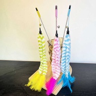 Fairy Cat Teasing Stick Plush Tassel Cat Teasing Stick Pet Toys Cat Supplies Sound Paper Cat Toys Fa