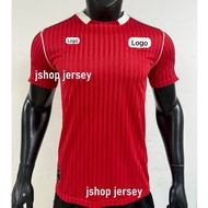 MERAH RED JERSEY FOOTBALL SHIRT ICON TERRACE RETRO FOOTBALL JERSEY FIUTSAL JERSEY FUTSAL SPORTSWEAR 