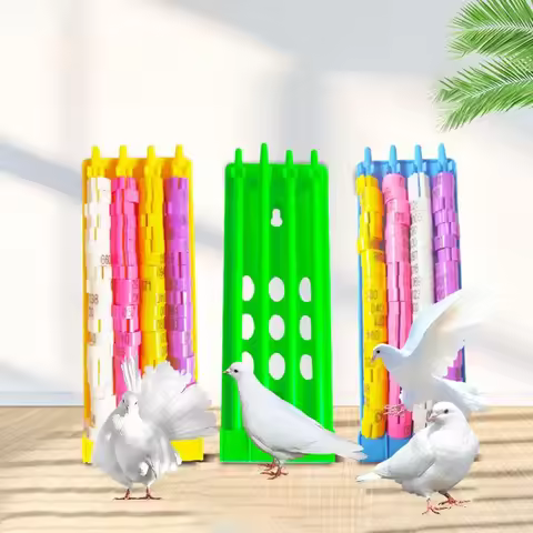 Birds Pigeon Parrot Rings Stand Birds Training Articles New Racing Pigeon Foot Place Pigeon Leg Ring