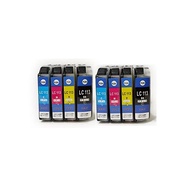 LC113-4PK 4-color set × 2-pack set (total of 8) BROTHER compatible with IC chip Remaining ink level display available (LC113BK, LC113C, LC113M, LC113Y) ×2