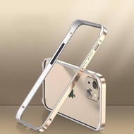 เคสเฟรมโลหะเคส iPhone 15 14 13 12 11 Pro Maxกันชนอลูมิเนียมกันกระแทกฝาครอบป้องกันสำหรับ iPhone 12 13 Mini