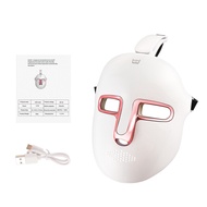 Foreverlily 7สี LED Photon Mask Rechargebale Photon Therapy Facial Skin Rejuvenation Mask สำหรับ Fac