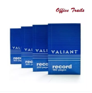 Valiant Record Book 500, 300, 200, 150 pages Sold Per Piece