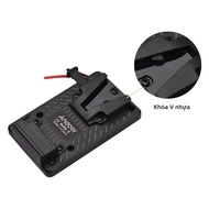 Andoer V-lock Pin Ba Lô Tấm Adapter Thiết Kế Phát Hành Nhanh Tương Thích Với Sony V-Mount Pin Studio